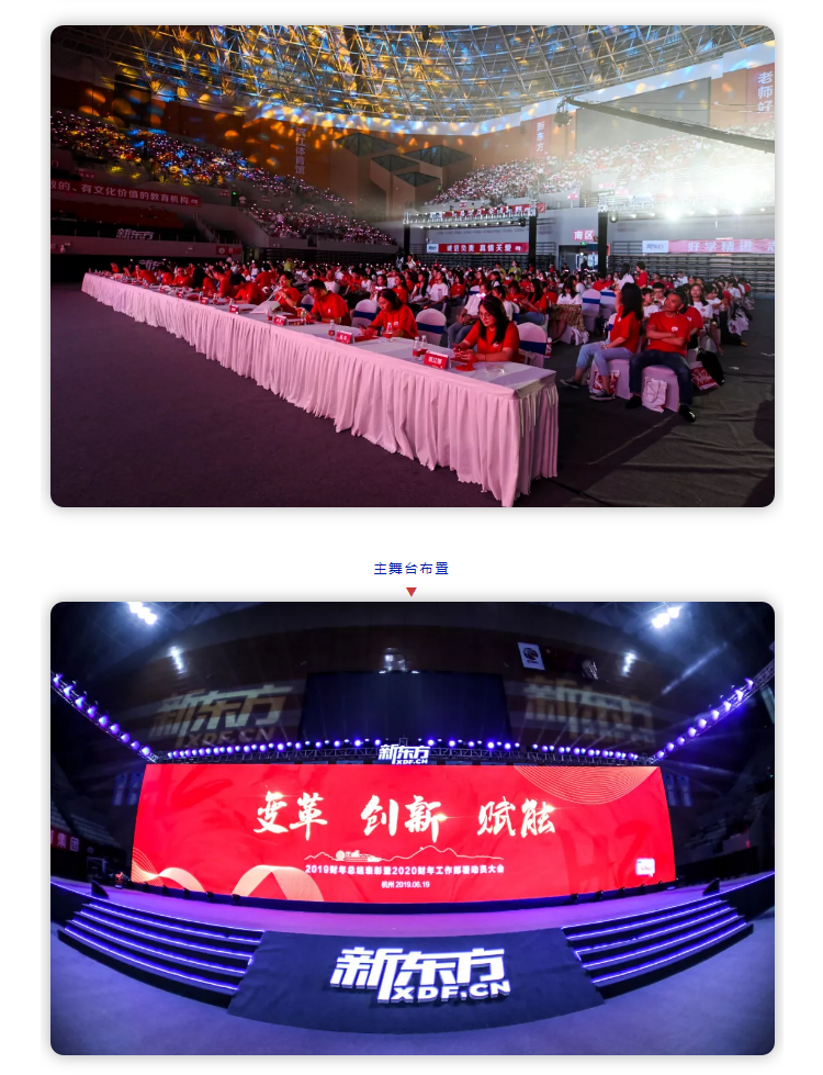 新東方年會現場